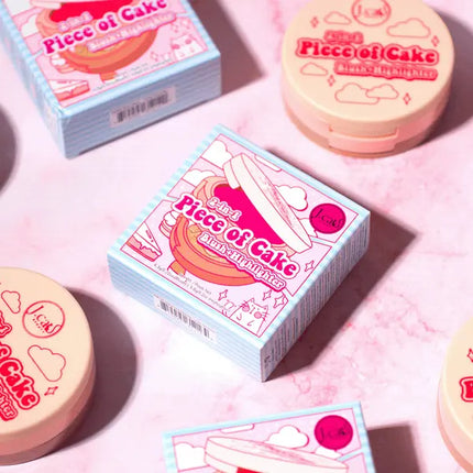 J.Cat Beauty 2 In 1 Piece Of Cake Blush + Highlighter Cherry Sweet