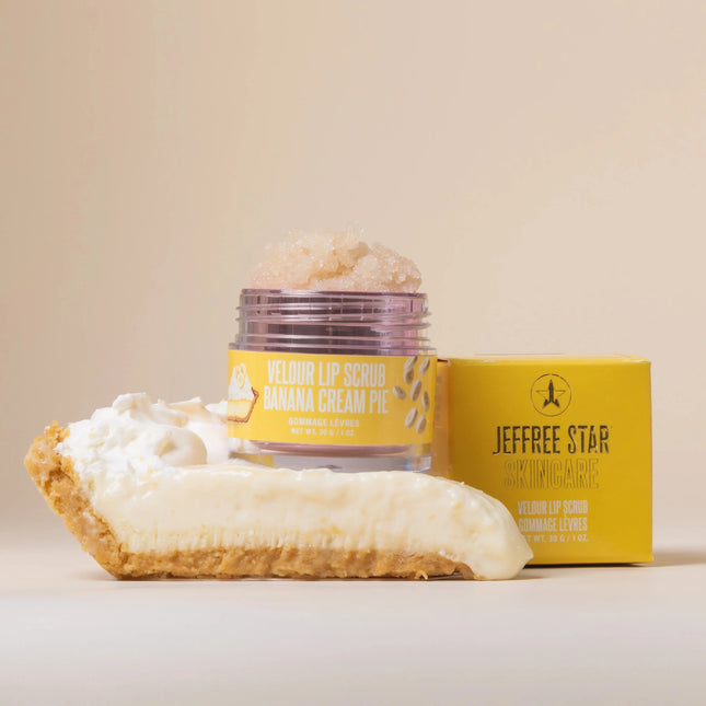 Jeffree Star Cosmetics Velour Lip Scrub Banana Cream Pie