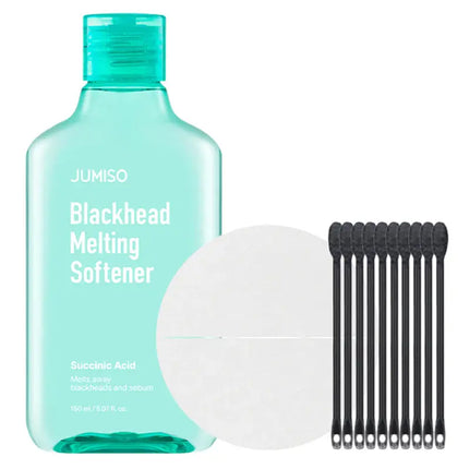 Jumiso Blackhead Melting Softner & Cotton Pads & Cotton Swab
