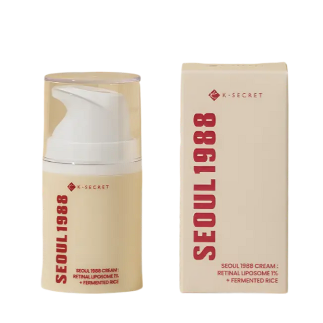 K-Secret Seoul 1988 Cream: Retinal Liposome 1% + Fermented Rice