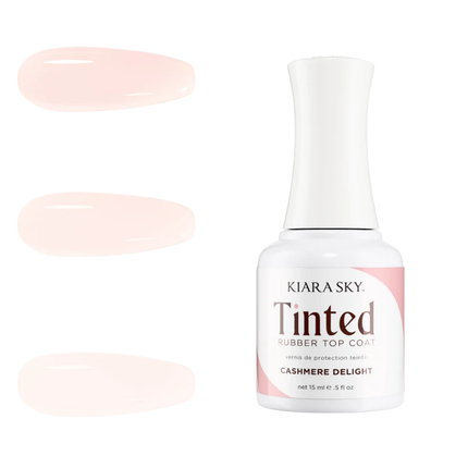 Kiara Sky Tinted Rubber Top Coat Cashmere Delight