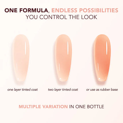 Kiara Sky Tinted Rubber Top Coat Honeymoon