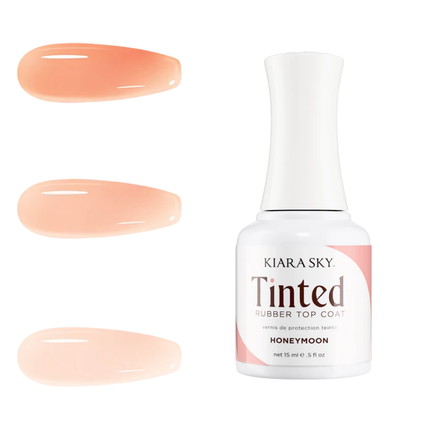 Kiara Sky Tinted Rubber Top Coat Honeymoon