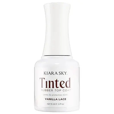 Kiara Sky Tinted Rubber Top Coat Vanilla Lace