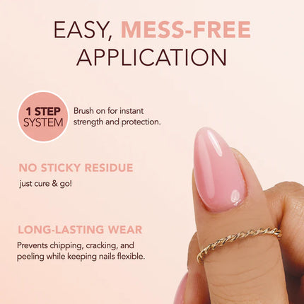 Kiara Sky Tinted Rubber Top Coat Vanilla Lace