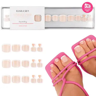 Kiara Sky xPress Pro Press-on Toe Nails Keep It Classy
