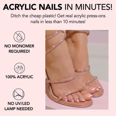 Kiara Sky xPress Pro Press-on Toe Nails Keep It Classy