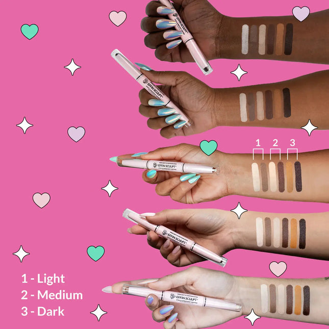 KimChi Chic Beauty Contour & Highlight Stick Effin Sculpt Light