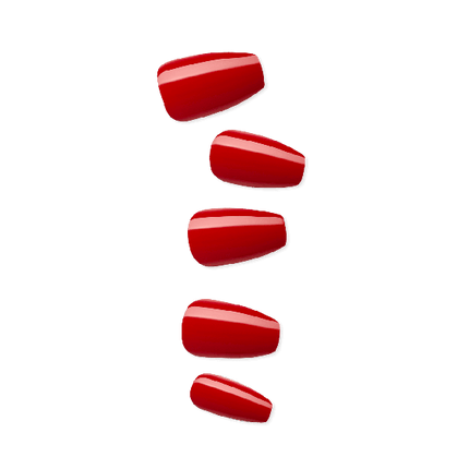 Kiss Impress Color Press-On Nails Coffin Reddy or Not