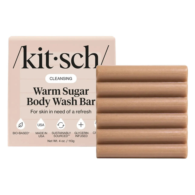 Kitsch Cleansing Body Wash Bar Warm Sugar