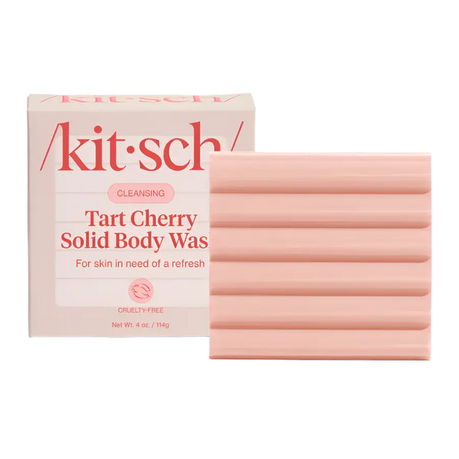 Kitsch Cleansing Tart Cherry Solid Body Wash