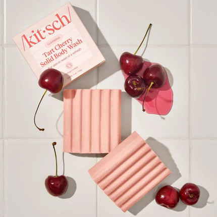 Kitsch Cleansing Tart Cherry Solid Body Wash