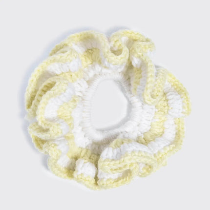Kitsch Crochet Scrunchie Butter Yellow