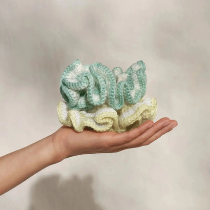 Kitsch Crochet Scrunchie Butter Yellow