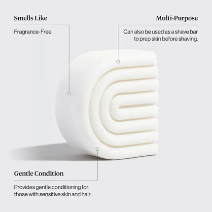 Kitsch Fragrance Free Ultra Sensitive Shampoo & Conditioner Bar Set