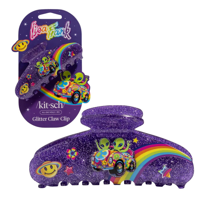 Kitsch Lisa Frank Glitter Claw Clip Zoomer™ & Zorbit™