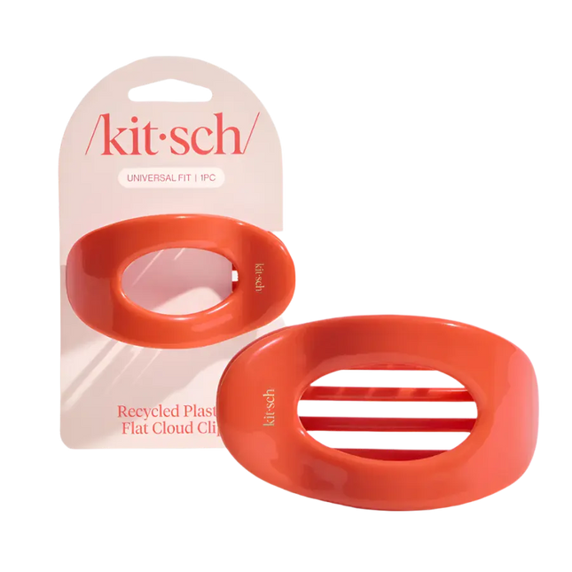Kitsch Recycled Plastic Flat Cloud Clip Cherry Medium
