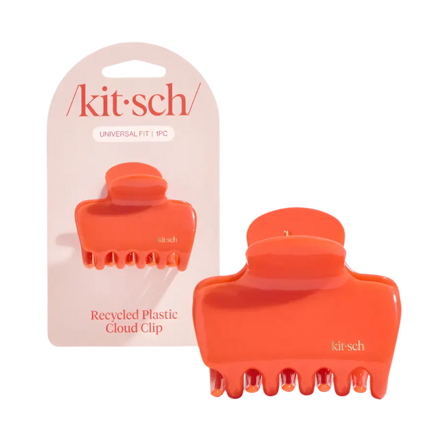Kitsch Recycled Plastic Medium Cloud Clip Cherry