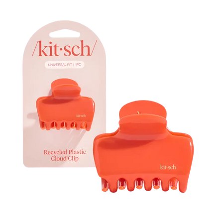 Kitsch Recycled Plastic Medium Cloud Clip Cherry