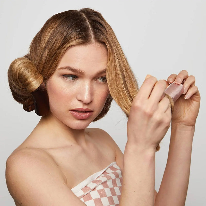 Kitsch Satin Wrapped Jumbo Flexi Rods Rosewood