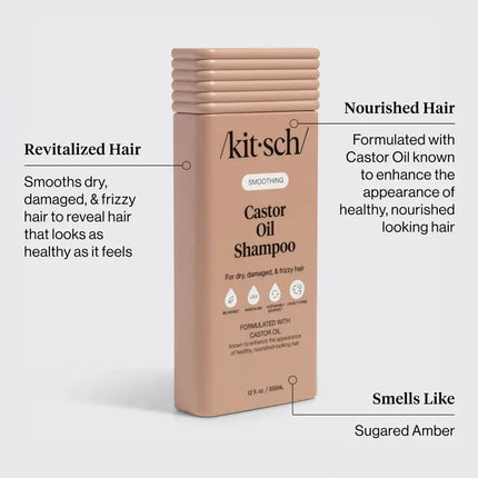 Kitsch Smoothing Castor Oil Shampoo