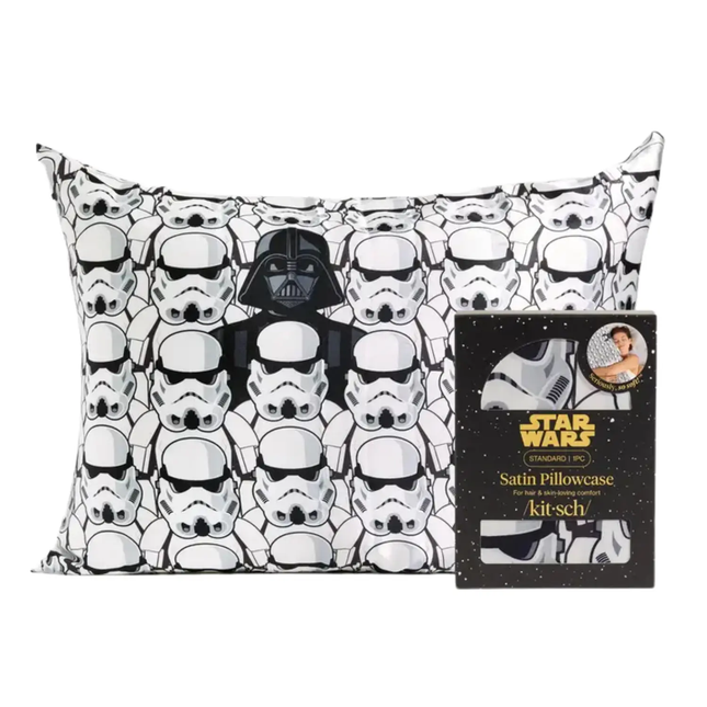 Kitsch Star Wars™ Satin Pillowcase Darth Vader & Stormtroopers
