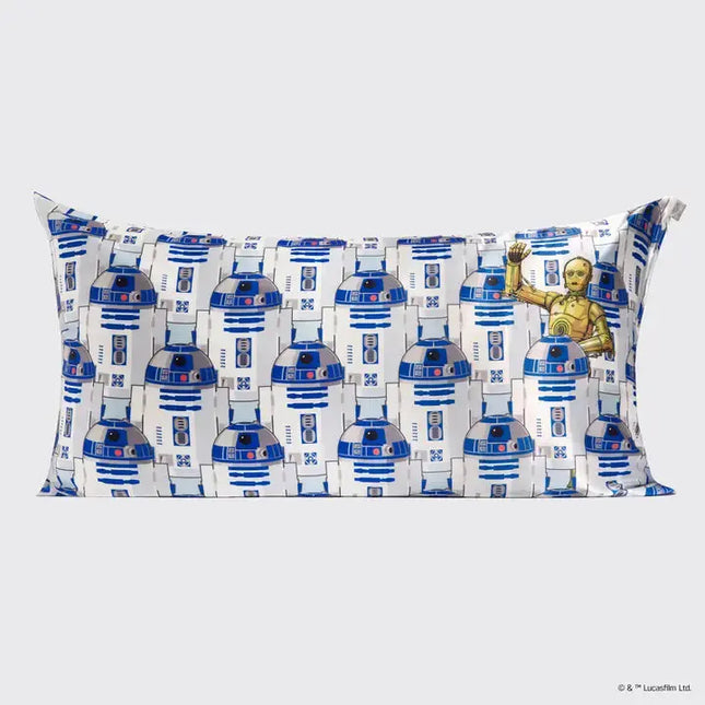 Kitsch Star Wars™ Satin Pillowcase R2-D2 & C-3PO King