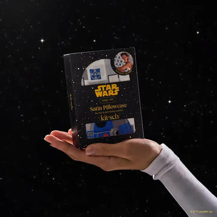 Kitsch Star Wars™ Satin Pillowcase R2-D2 & C-3PO King