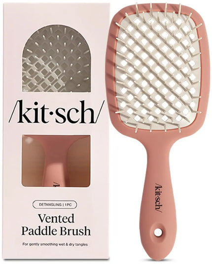 Kitsch Vented Paddle Brush Terracotta