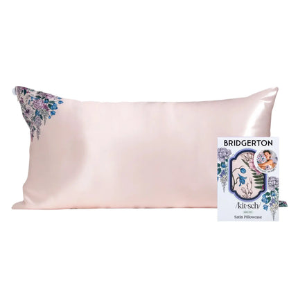 Kitsch x Bridgerton Satin Pillowcase Wisteria King