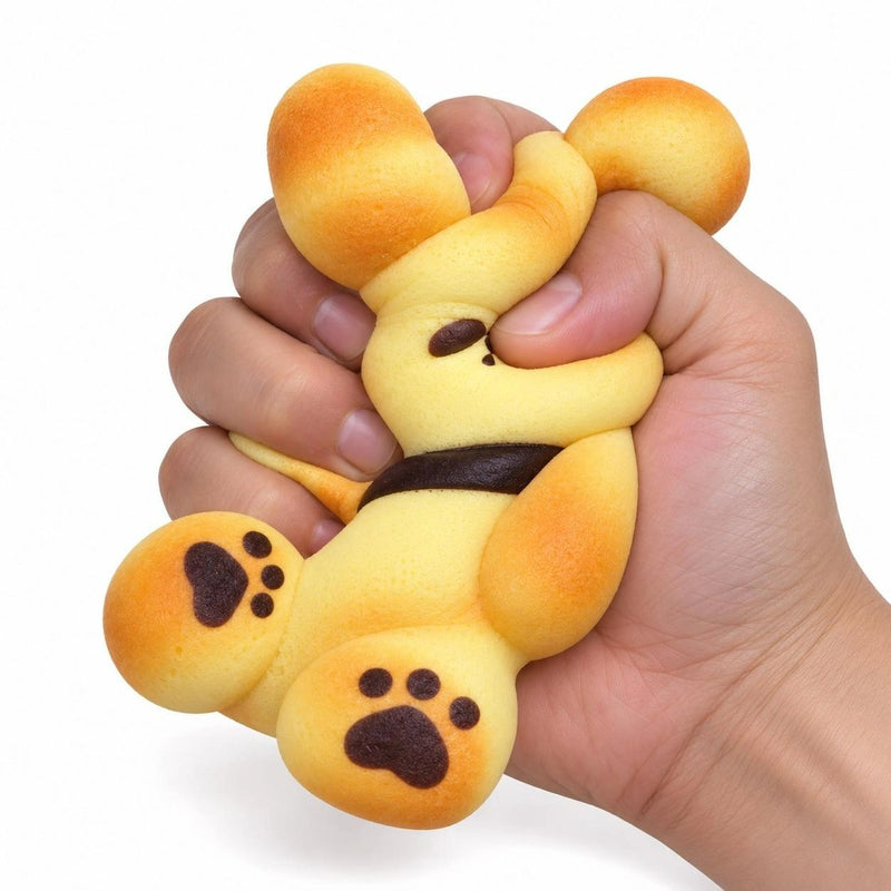 Squishy Kuma Bread Bear Squishy with Warm Bread Scent, broodbeertje met warme broodgeur, foto 2 van 3