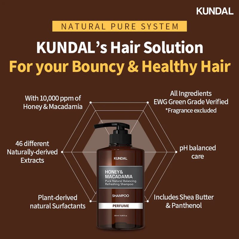 Kundal Honey & Macadamia Nature Shampoo Baby Powder