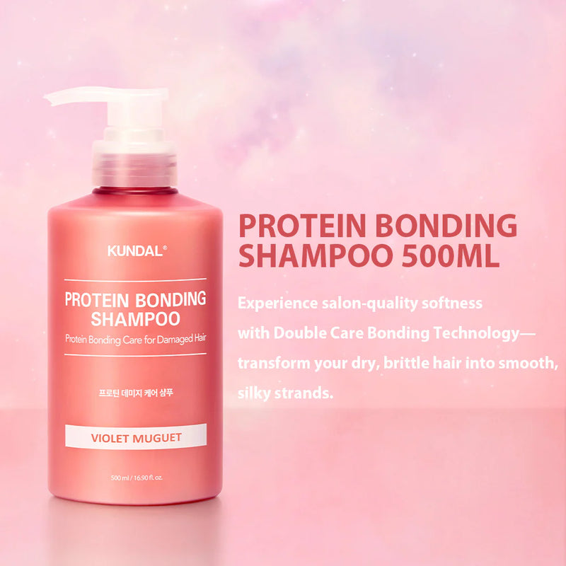Kundal Protein Bonding Care Shampoo Violet Muguet