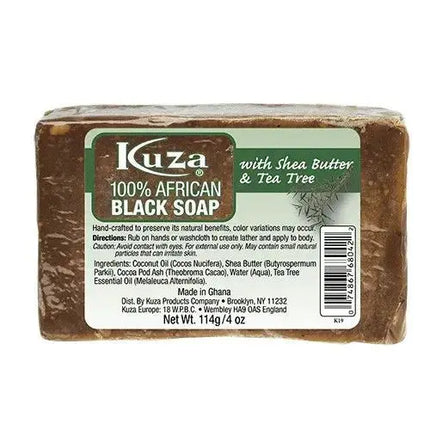 Kuza 100% African Black Soap Tea Tree