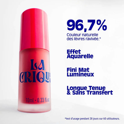 La Crique Water Lip Stain 04 Raspberry Splash