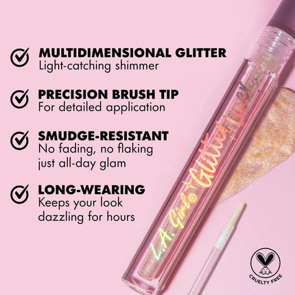 LA Girl Glitterliner Silver Sparkles