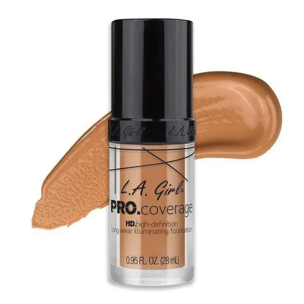 LA Girl HD Liquid Foundation GLM648 Soft Honey, hydraterende foundation met medium tot volle dekking