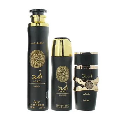 Lattafa Asad 3-Piece Gift Set