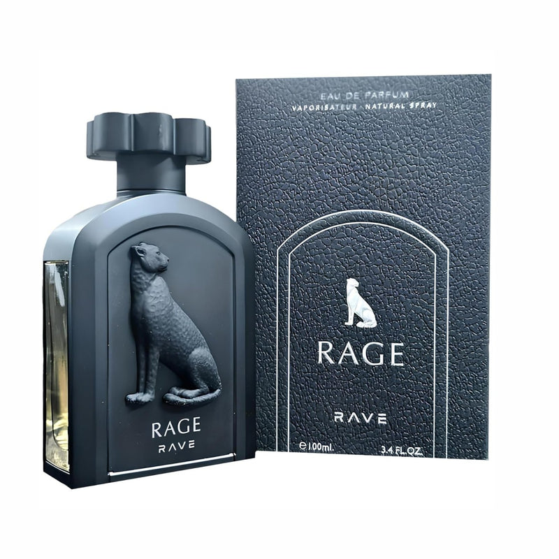 Lattafa Rave Rage Eau de Parfum, krachtige en sensuele mannengeur, foto 2 van 2