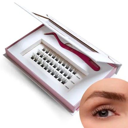Lina Lien Press Lash Starterkit Natural Clear Glue Strip