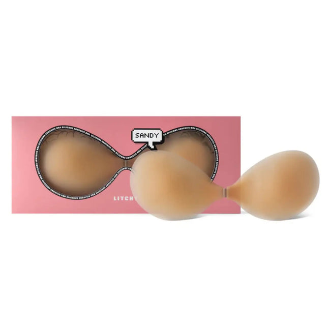 Litchy Adhesive Bra Sandy Cup A