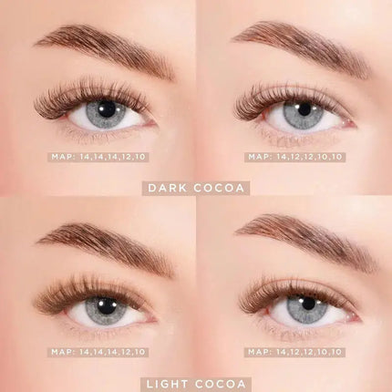 Lola's Lashes Dark Cocoa Pre Glued Lashes Set