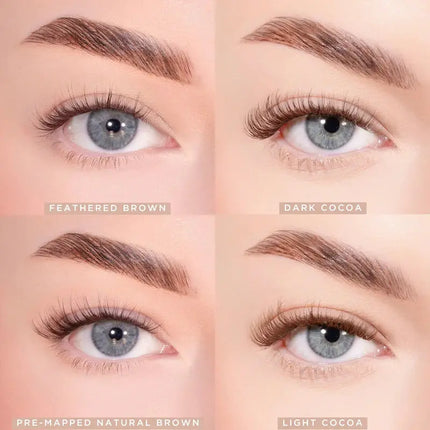 Lola's Lashes Feathered Dark Brown Pre-Glued Lashes