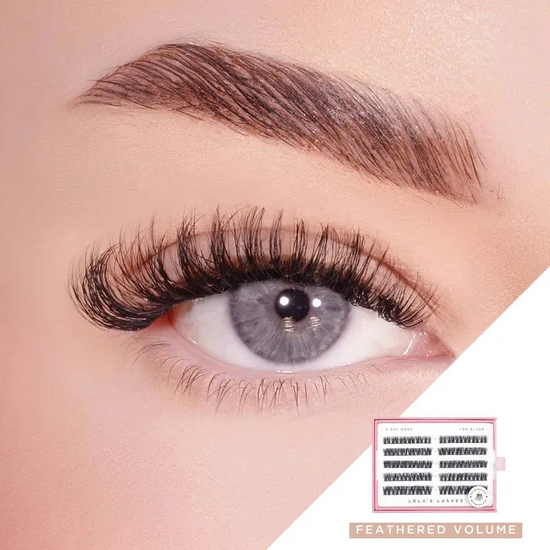 Lola's Lashes Feathered Volume Pre-Glued Lashes