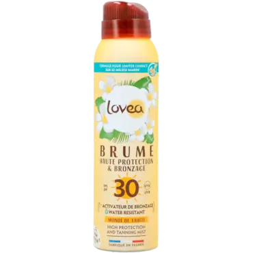 Lovea High Protection & Tanning Mist SPF30 Tahiti Monoi