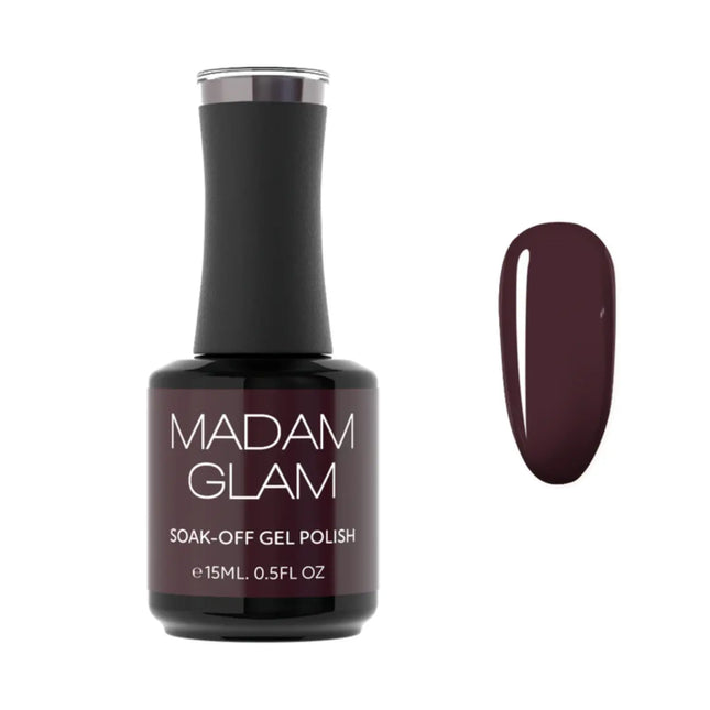 Madam Glam Soak Off Gel Polish Midnight Mocha