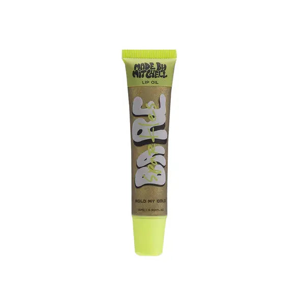Made By Mitchell Bare Lip Oil Sparkles Hold My Gold