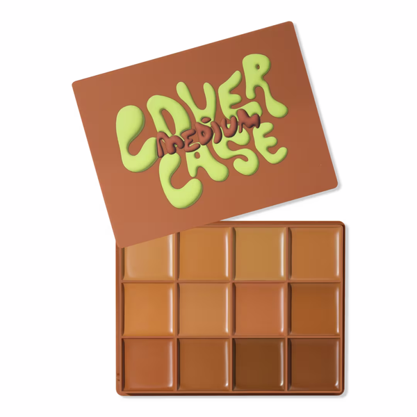 Made By Mitchell Cover Case Foundation Palette Medium, foundation palet met 12 tinten