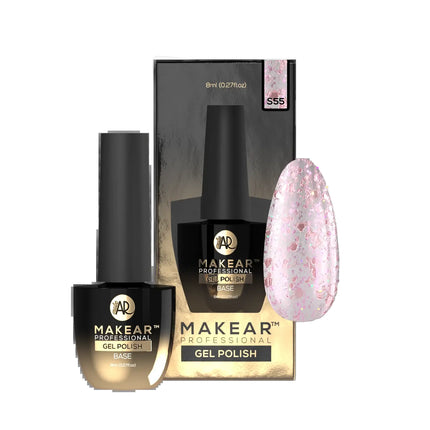 Makear UV Gel Polish S55 Pink Aurora