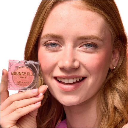 Makeup Revolution Bouncy Blur Blush Light As A Cloud Peachy Pink